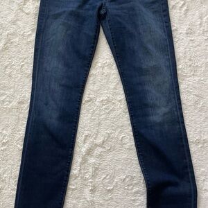 7 For All Mankind Deep Blue Skinny Jeans Gwenerer